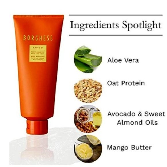 NEW Borghese Fango Active Cleansing Mud Mask For Face and Body 1 oz/30ml - Picture 1 of 2
